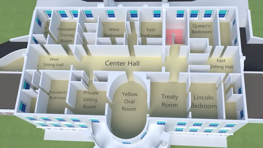 3D White House Cutaways: Did You Know the Oval Office is Not Actually Inside the Main Building? - Core77