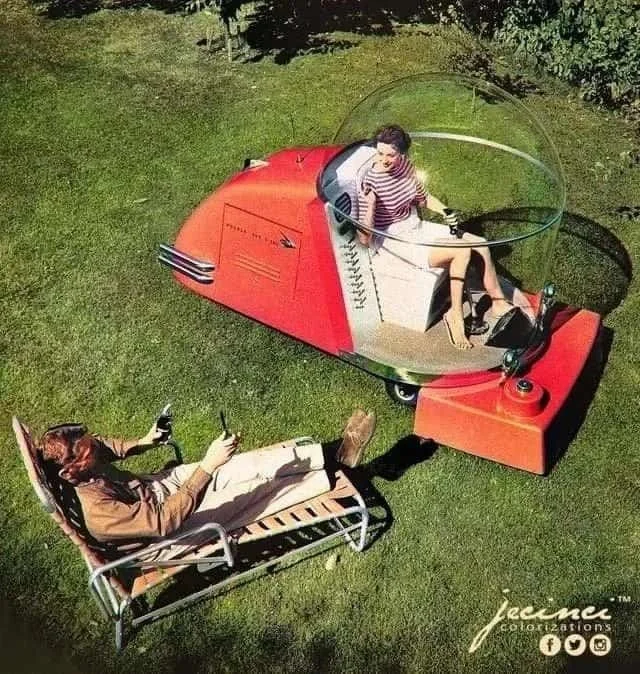 Enclosed, Air Conditioned Lawn Mowers by Curtis Industries - Core77