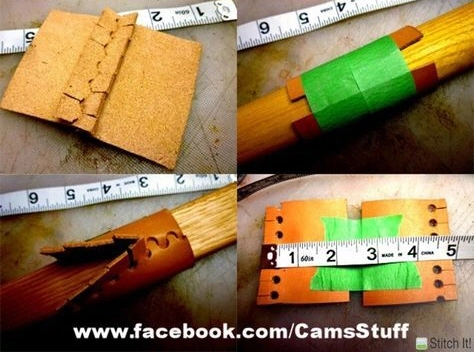 How to Make a Leather Handle Wrap--Without Stitching - Core77