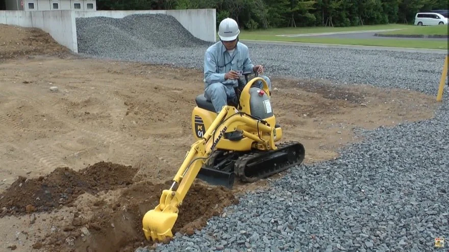 A Hilariously Tiny Mini Excavator - Core77
