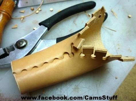 How to Make a Leather Handle Wrap--Without Stitching - Core77