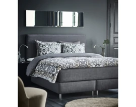 宜家，DUNVIK大陆床，IKEA，Tussöy深灰色，