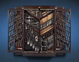 This is What a $150,000 Antique Tool Storage Case Looks Like