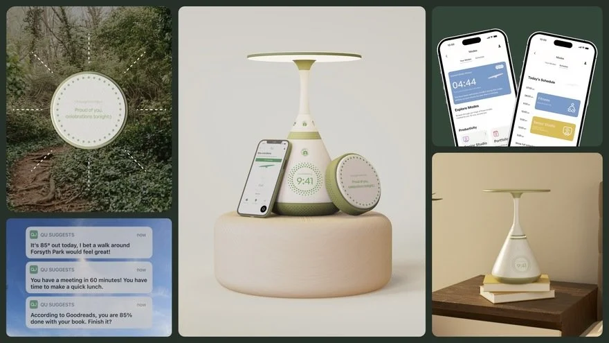 The Qu ambient technology ecosystem cultivates a balanced relationship with modern tech - Core77
