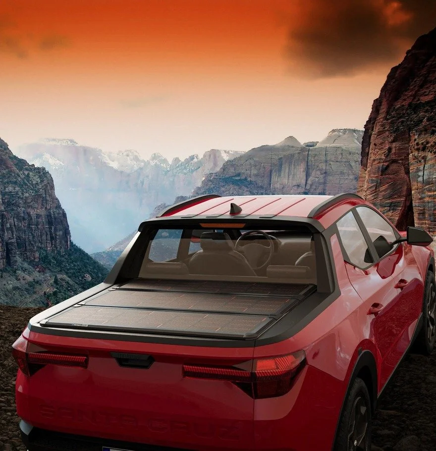 A Solar-Power-Harvesting Tonneau Cover for Pickup Trucks - Core77