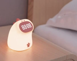 小夜灯，可爱，闹钟，儿童，