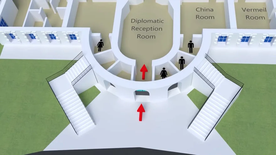 3D White House Cutaways: Did You Know the Oval Office is Not Actually Inside the Main Building? - Core77