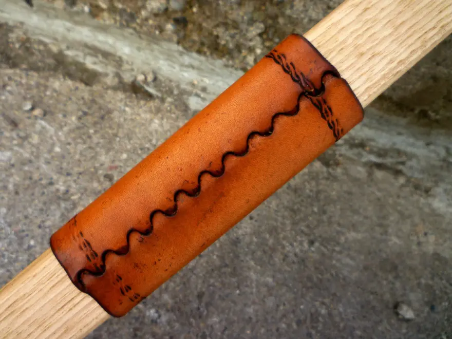 How to Make a Leather Handle Wrap--Without Stitching - Core77