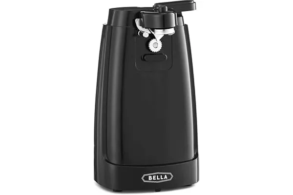 BELLA Electric Can Opener and Knife Sharpener, Multifunction