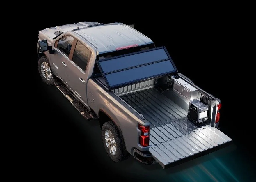 A Solar-Power-Harvesting Tonneau Cover for Pickup Trucks - Core77