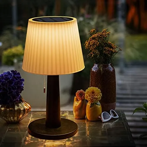 Beautyard Solar Table Lamp Outdoor Indoor - 3 Lighting Modes